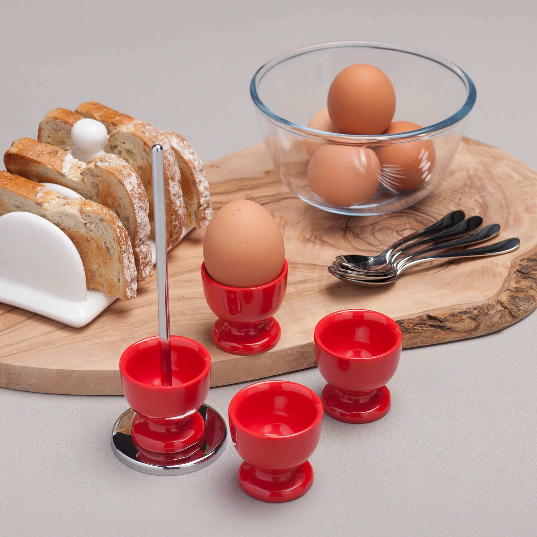 Stack and Store™ Egg Cup Set with Stand, Gift Boxed