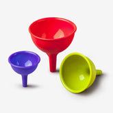 Silicone Funnels, Set of 3
