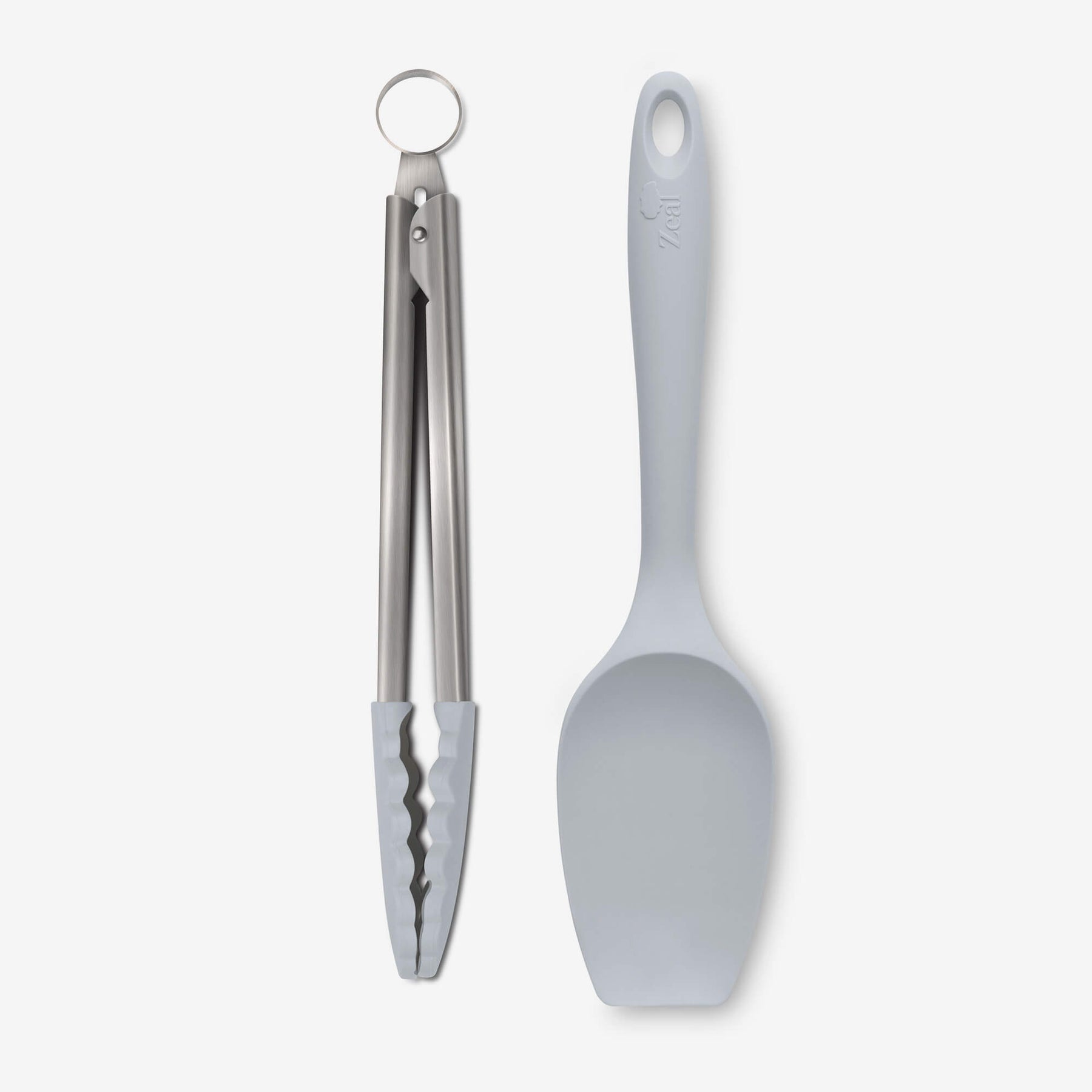 Silicone Kitchen Tongs & Spatula Spoon Set