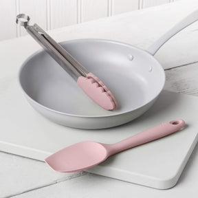 Silicone Kitchen Tongs & Spatula Spoon Set