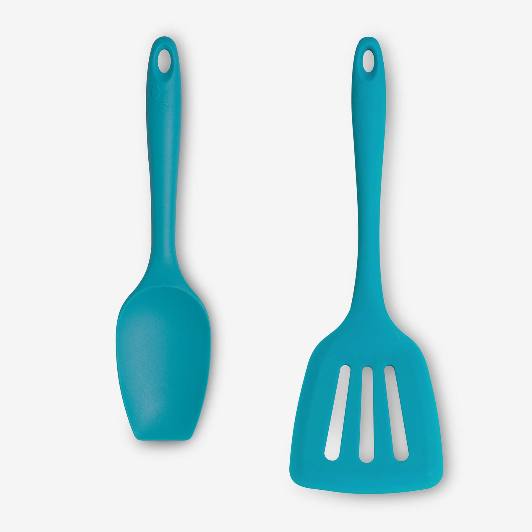 Silicone Slotted Turner & Spatula Spoon Set