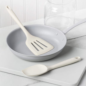 Silicone Slotted Turner & Spatula Spoon Set