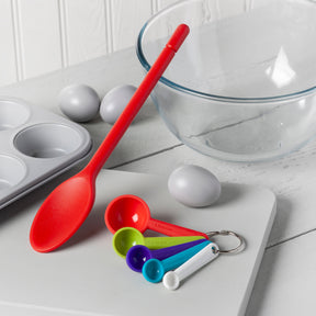 Silicone Measuring Spoons & Traditional Spoon Baking Set