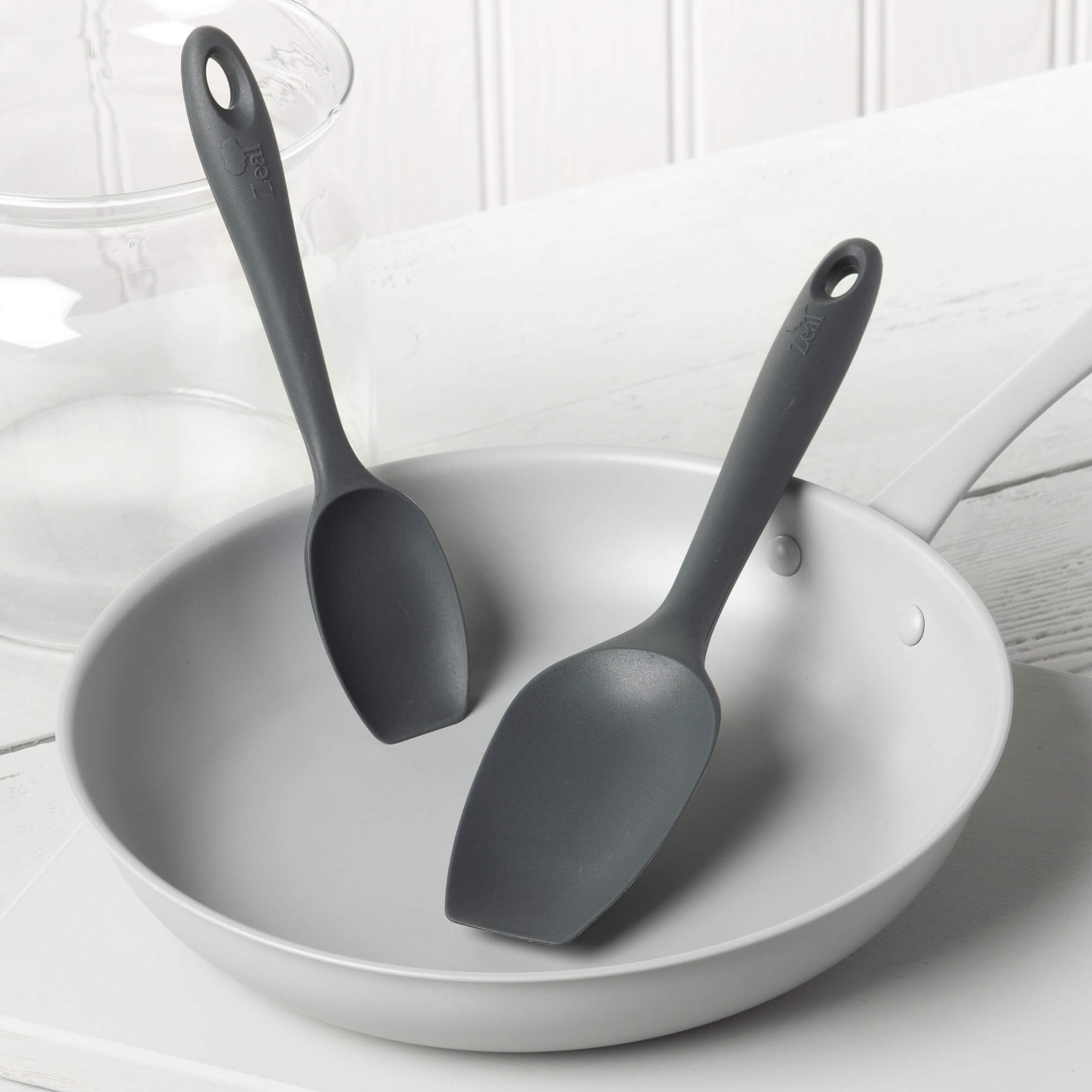 Zeal Silicone Spatula Spoon, Set of 2