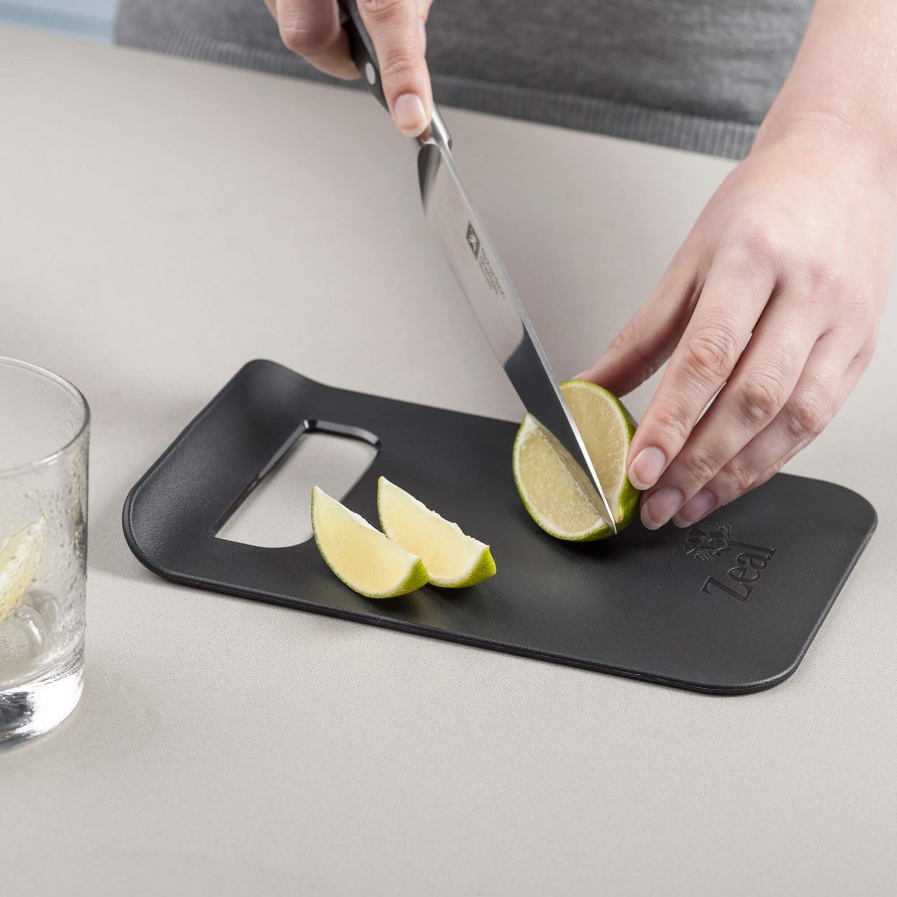 Slim Straight to Pan™ Chopping Board, Small