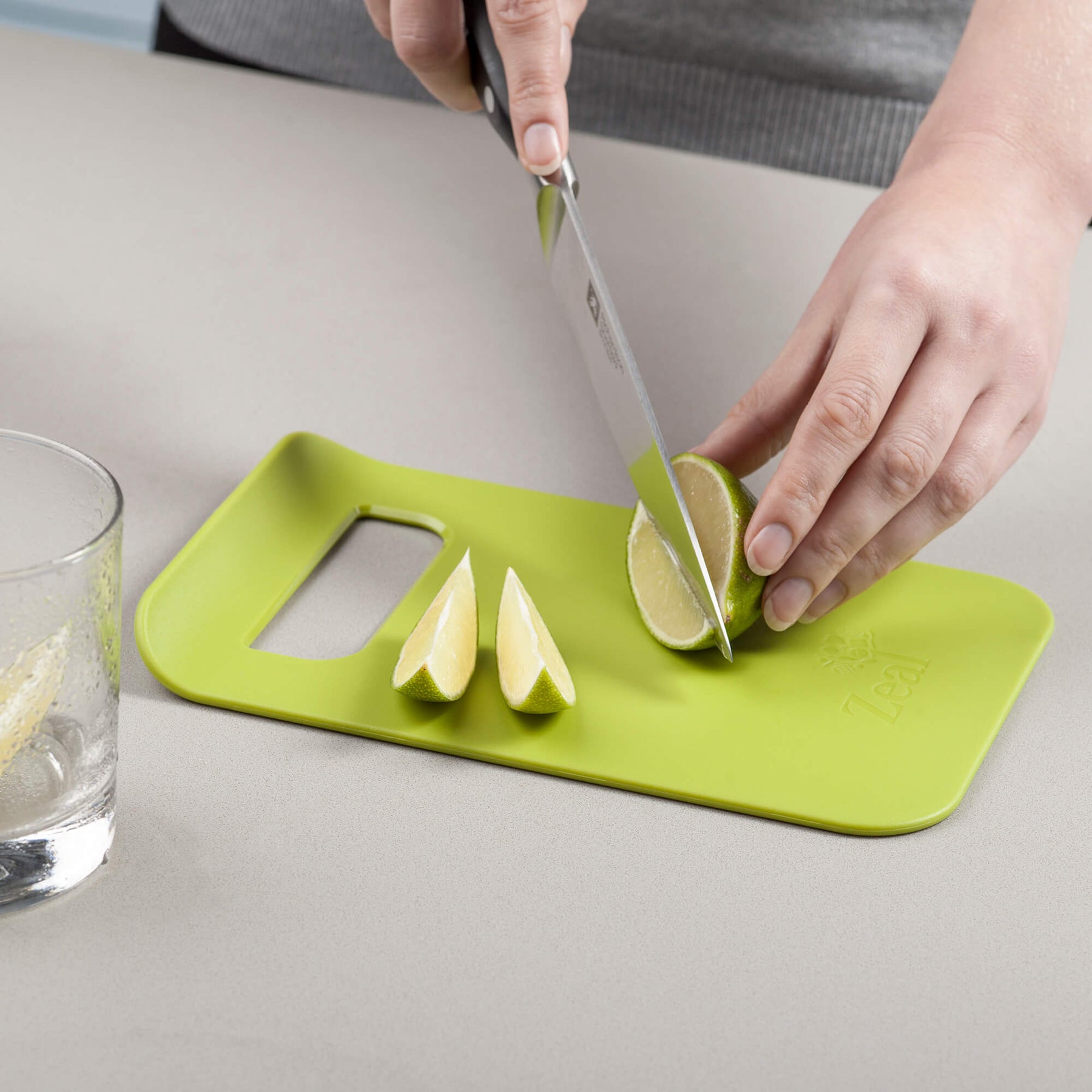 Slim Straight to Pan™ Chopping Board, Small