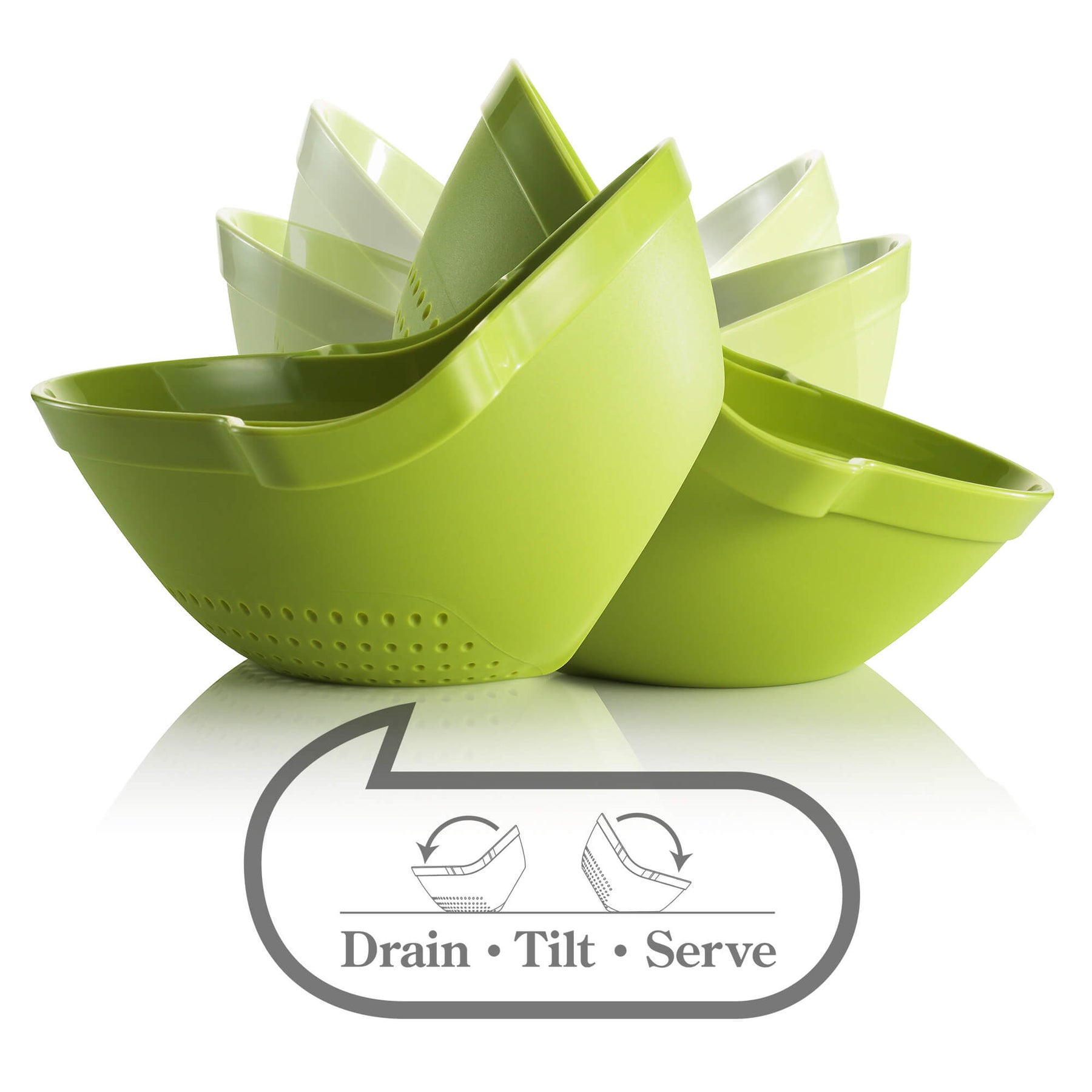 Drain & Serve™ Colander with Tong Set