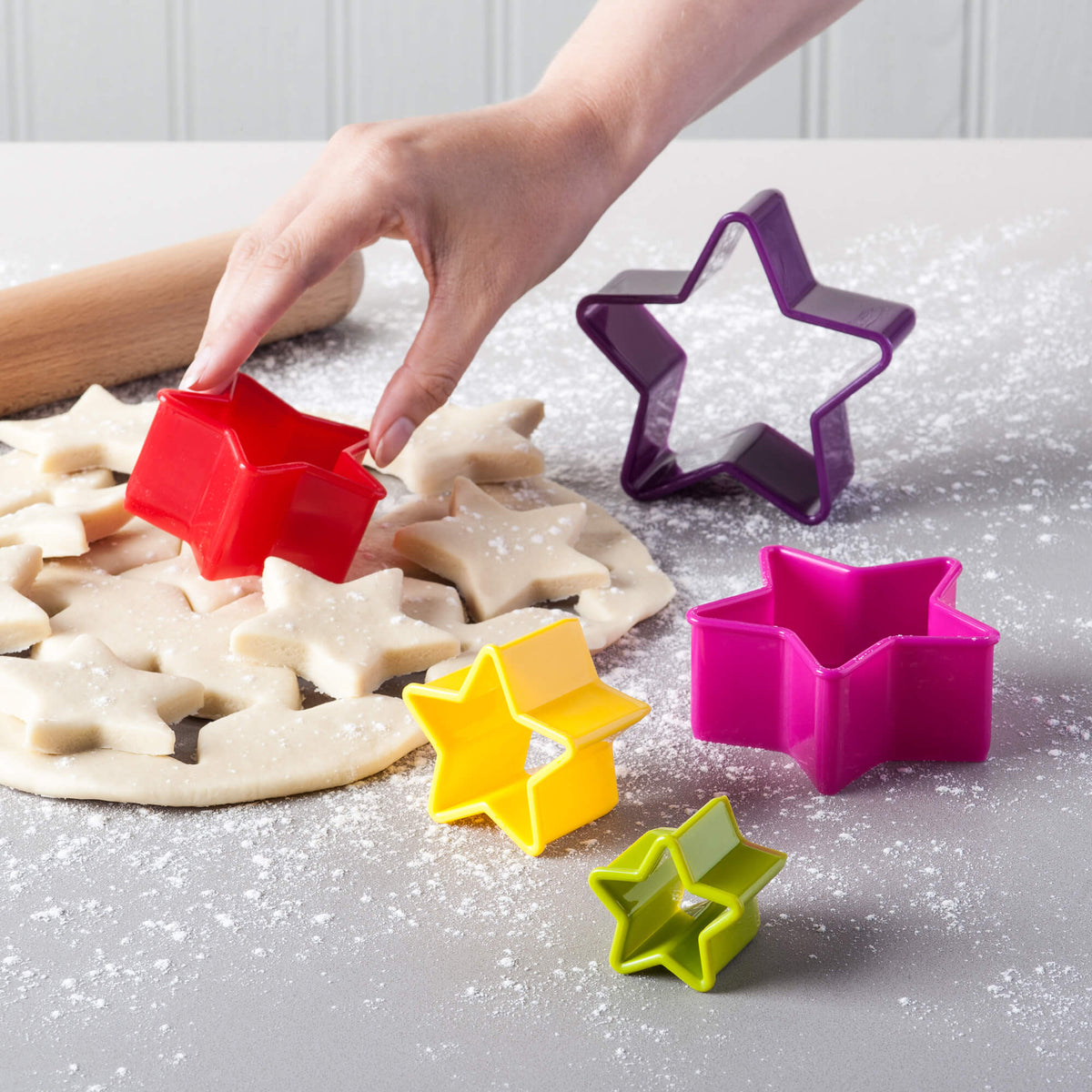 Star Cookie Cutters, Set of 5