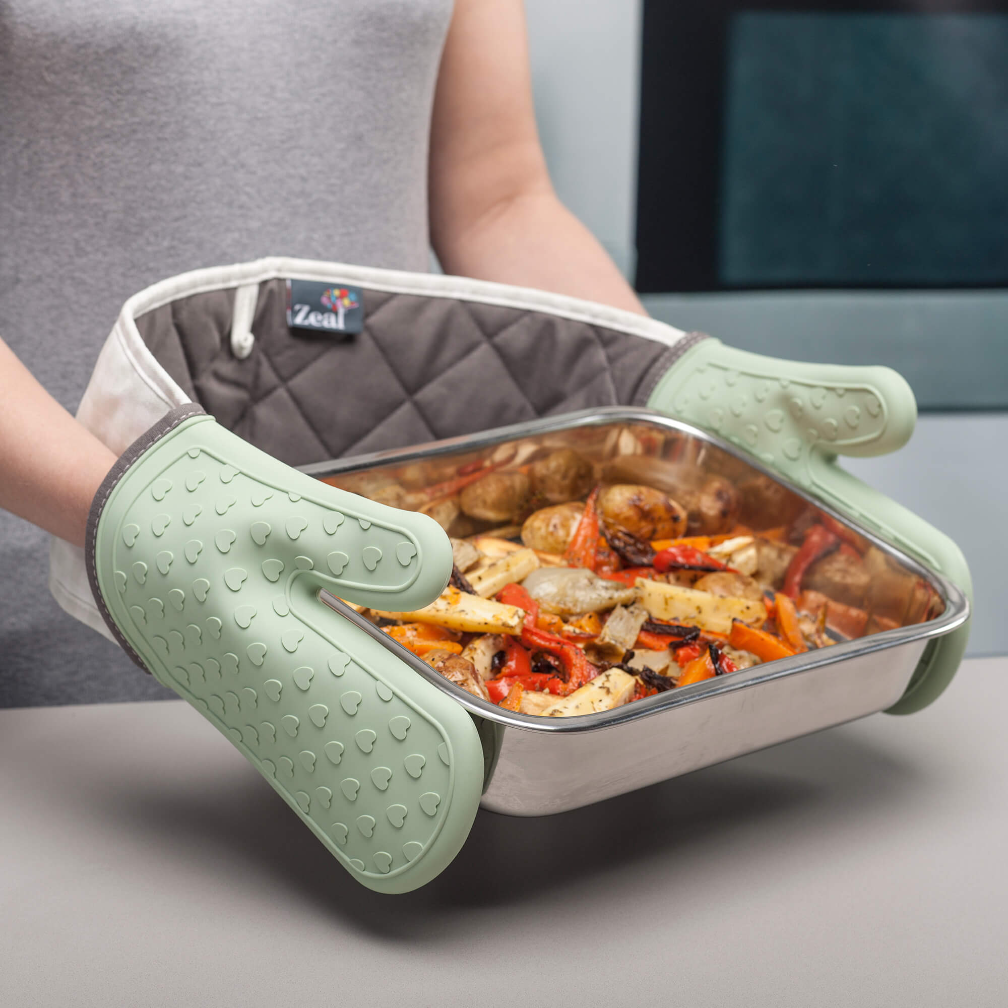 Zeal double oven gloves